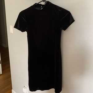 Forever 21 velvet mini dress